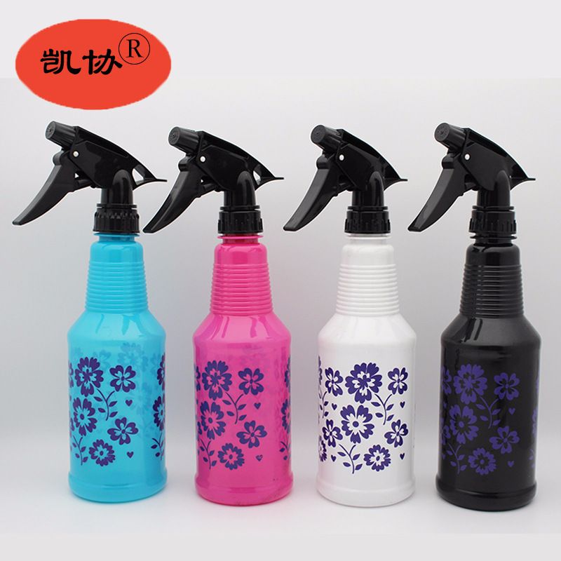 Manufacturers direct supply of 500 ml printed micro atomizer color random watering flowers spray bottle gifts thumbnail