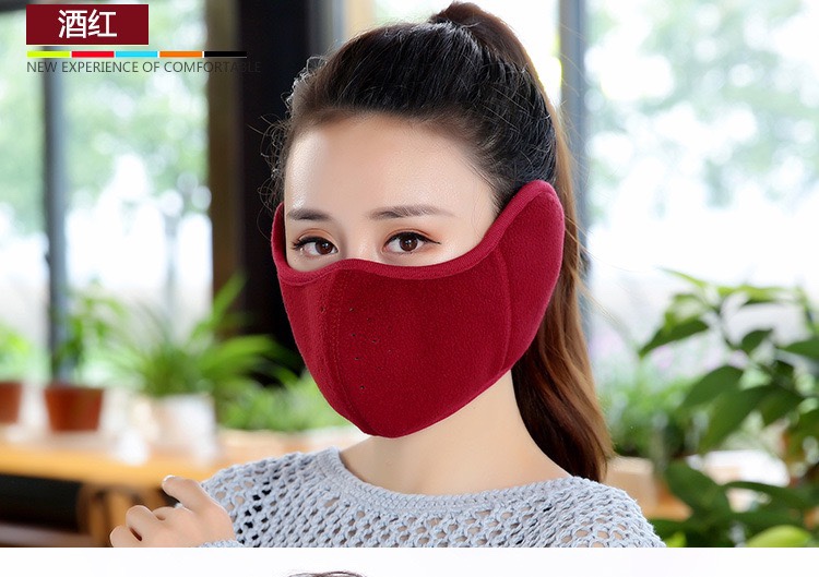 Polar Fleece Thickened Mouth Cover