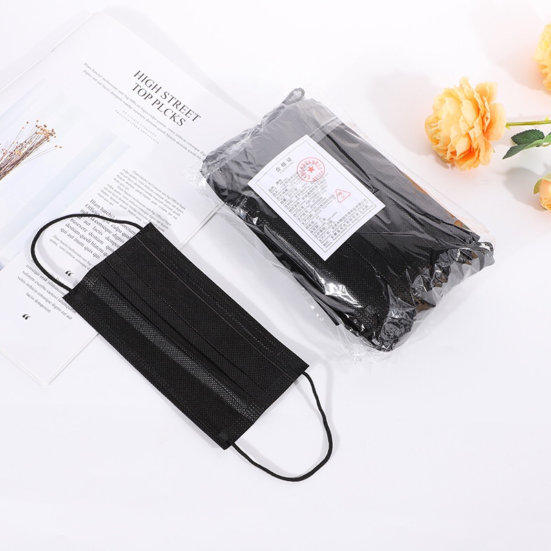 Black Disposable Mask [For Foreign Trade]