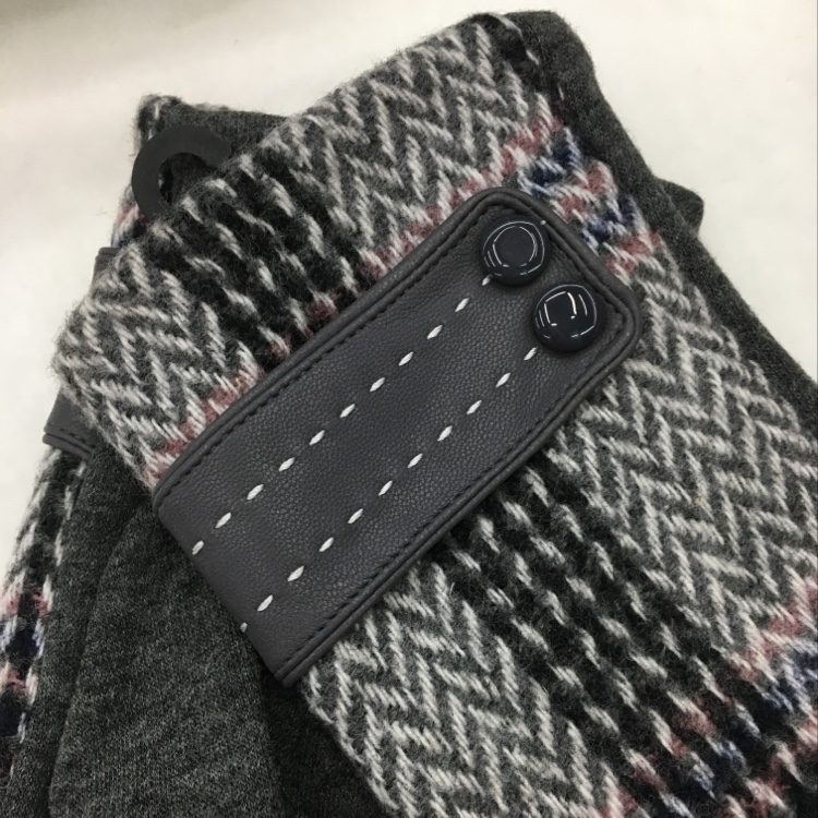 Herringbone print moda térmica touch screen guantes para mujeres Specification image