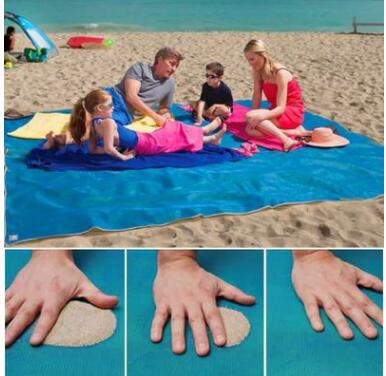 TS in-stock portable beach MATS for outdoor beaches, magic sand leakage beach MATS