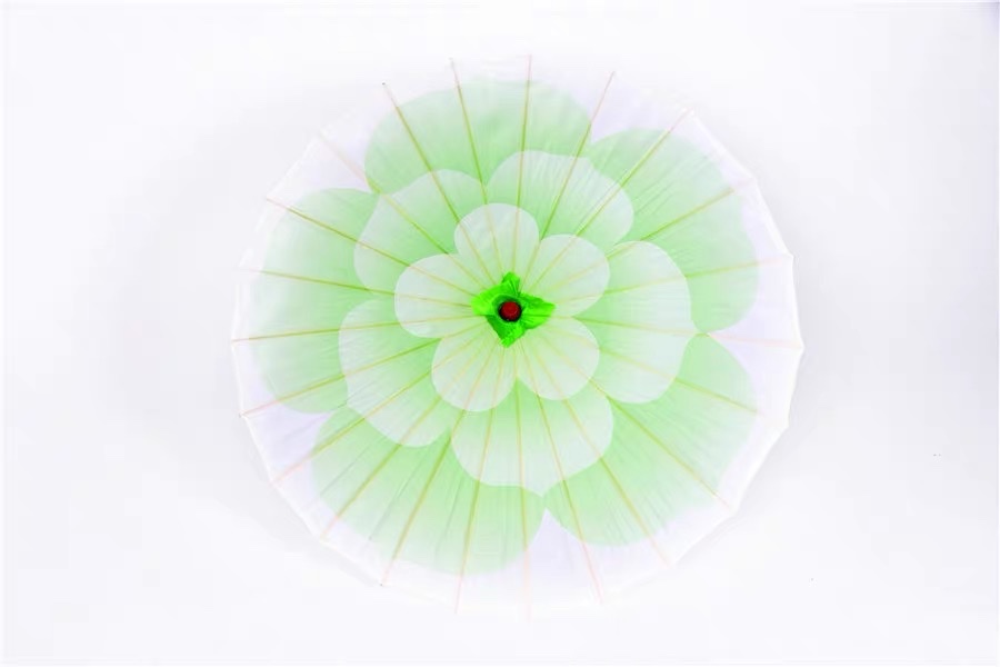 Jasmine Umbrella Photography Prop Umbrella Qipao Catwalk Umbrella Craft Umbrella Dance Umbrella Silk Silk Classical Umbrella Stage Prop Umbrella Item Picture