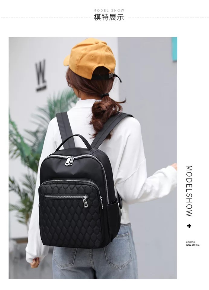 2020 New Ringer Oxford backpacks for women simple and large-capacity nylon schoolbag for students leisure travel backpack thumbnail