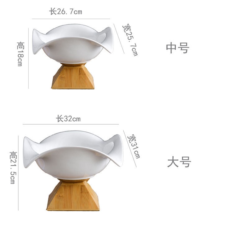 欧式果盘创意果盆大号 家用酒店陶瓷果篮收纳盘水果盘详情图9