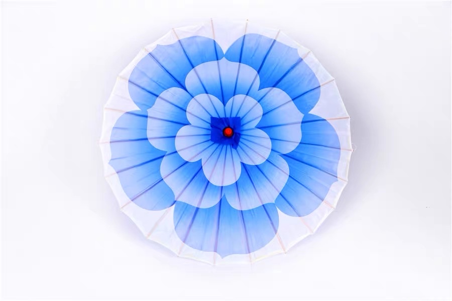 Jasmine Umbrella Photography Prop Umbrella Qipao Catwalk Umbrella Craft Umbrella Dance Umbrella Silk Silk Classical Umbrella Stage Prop Umbrella undefined