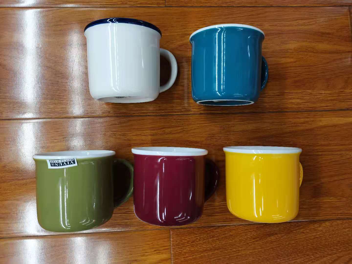 Colored glaze mini ceramic cup thumbnail