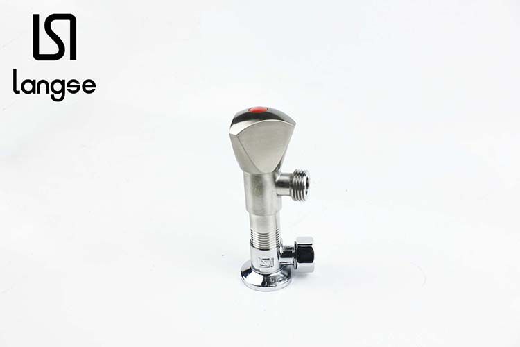 1/2*1/2 Stainless Steel Drawn Triangle Valve Specification drawing