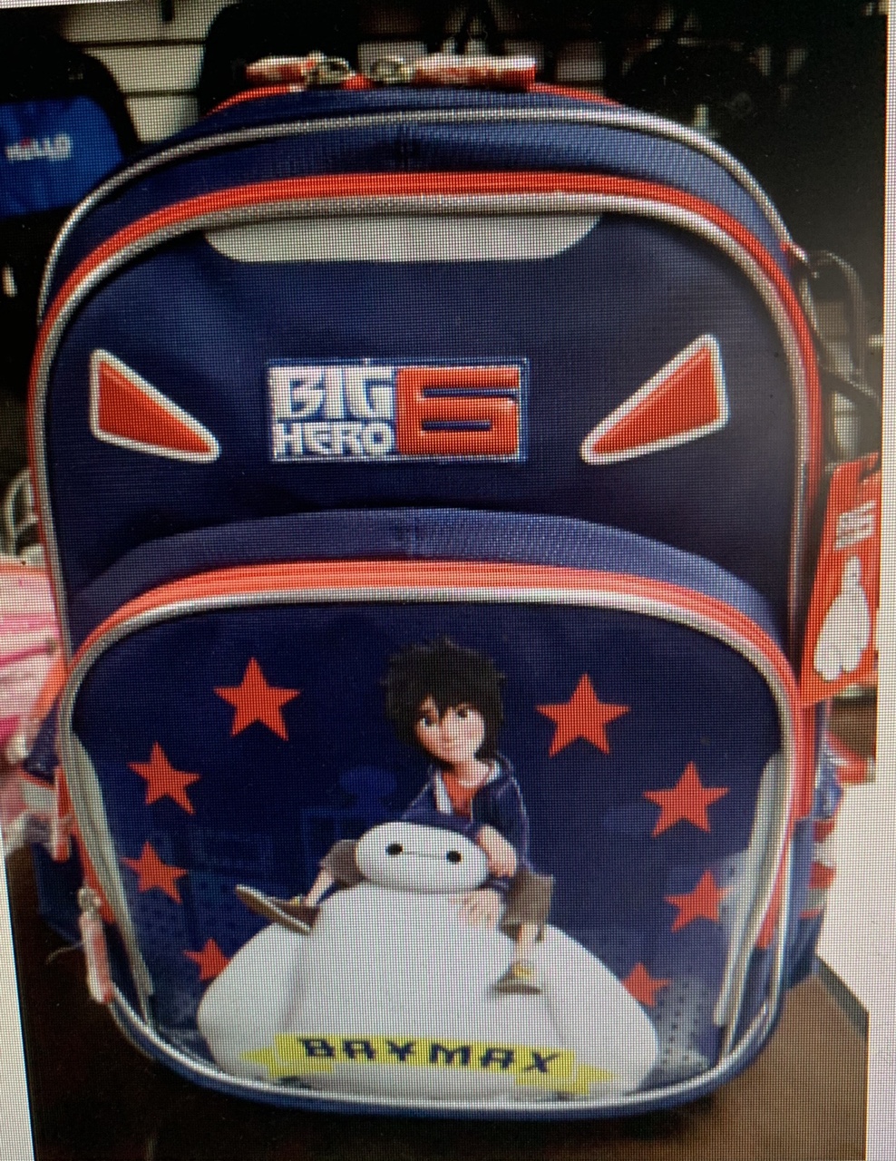 Big White Schoolbag 18665-3