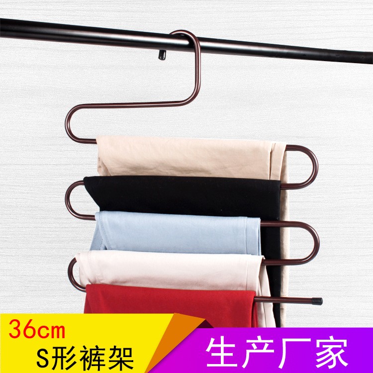 多功能魔术裤架多层铁艺金属领带创意s型儿童成人服装店厂家直销详情图2