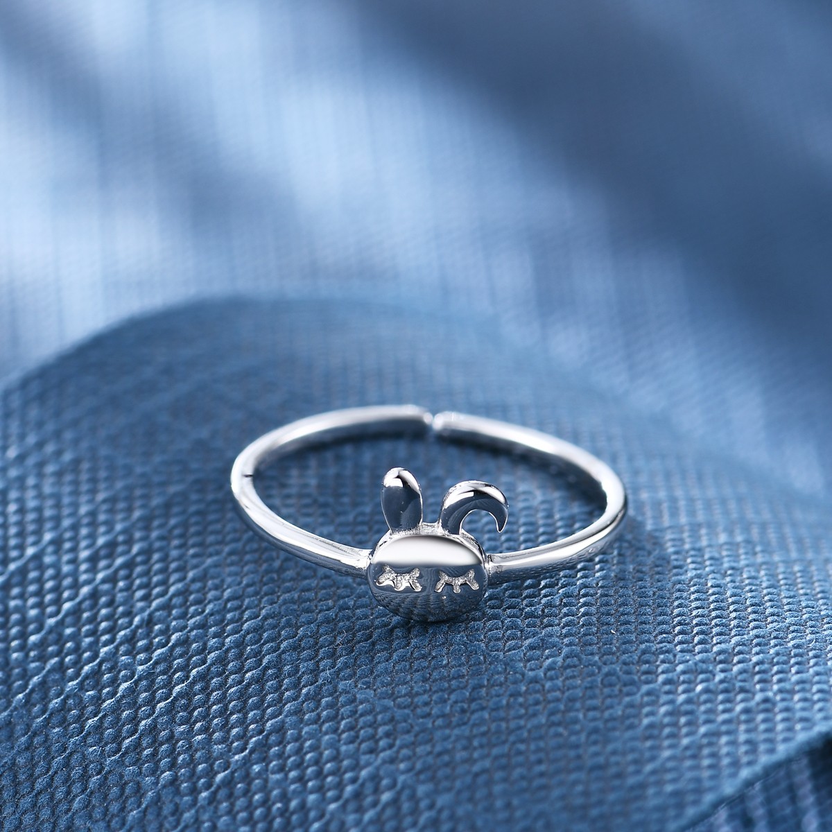 Anton Head Wolf 925 all-silver 0448 ring, free shipping for orders starting from one piece detail image 1