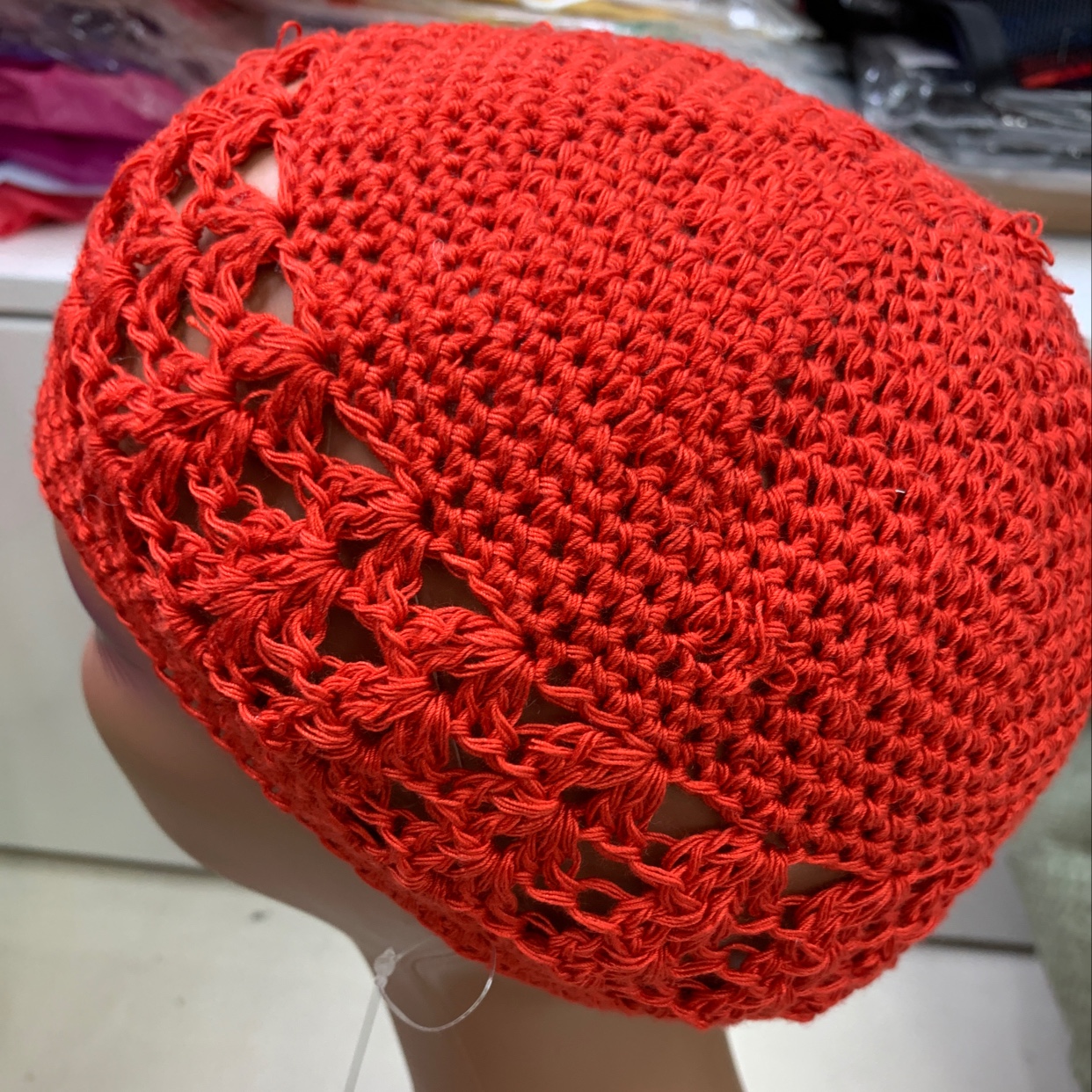 Cotton thread cap, hook cap Specification image