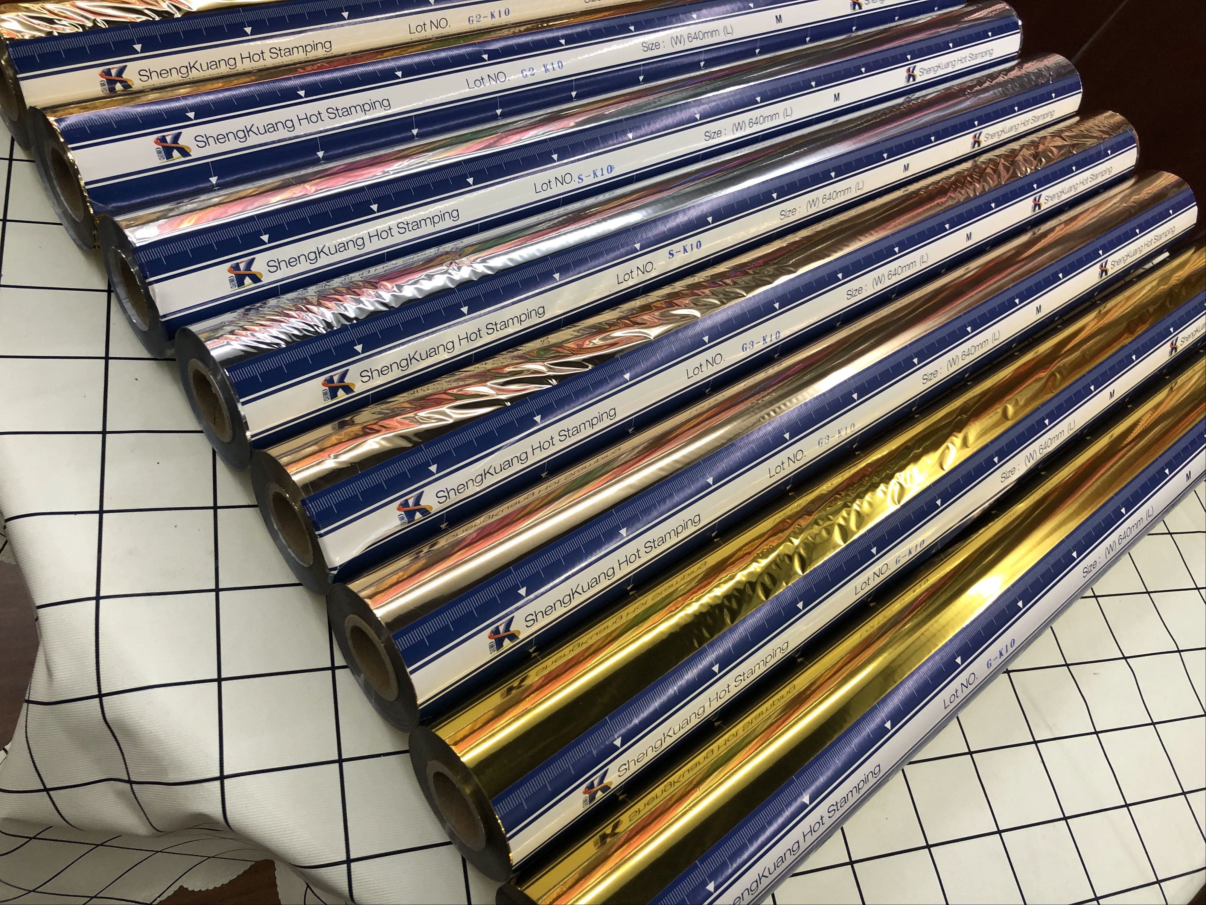 Hot stamping material imported UV special hot stamping paper thumbnail