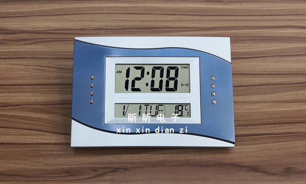 6852N perpetual calendar electronic clock, multi-functional electronic clock, wall-mounted clock, desktop table clock, digital display electronic clock pic 7