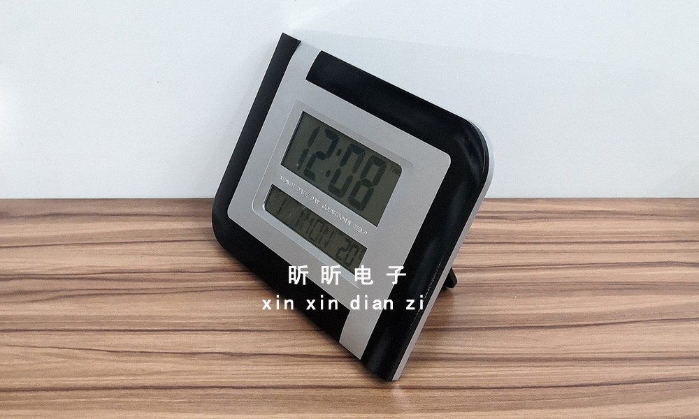 5887N perpetual calendar electronic clock, multi-functional large character clock, wall-mounted clock pic 1