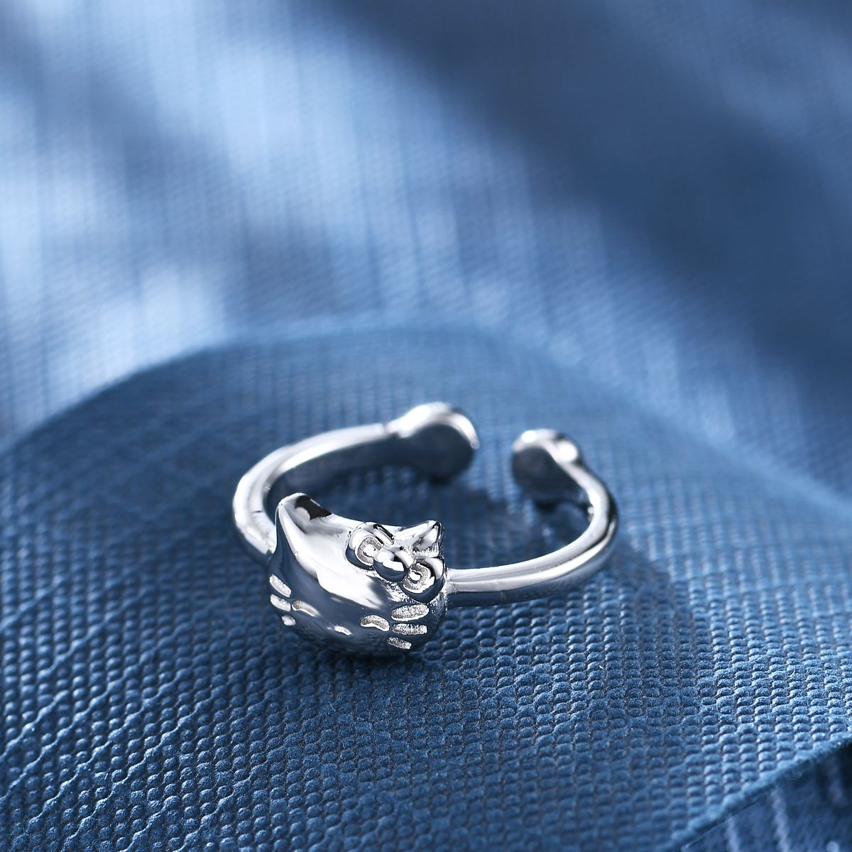 Anton Head Wolf 925 all-silver 0548 ring, free shipping for orders starting from one piece