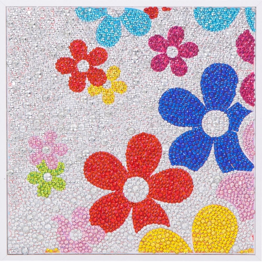 儿童粘贴钻石画手工DIY玩具学生20×20CM点点画大小钻YSQ032