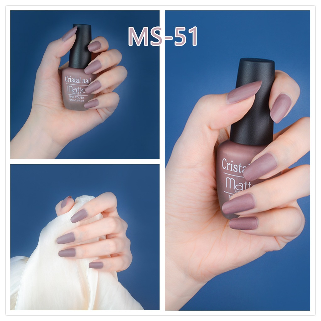 2020 New matte nail Polish wholesale set, Satin long-lasting and non-peelable matte bottle, factory direct sales detail image 3
