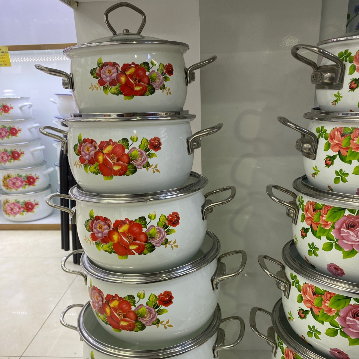 High-end 5-piece enamel set