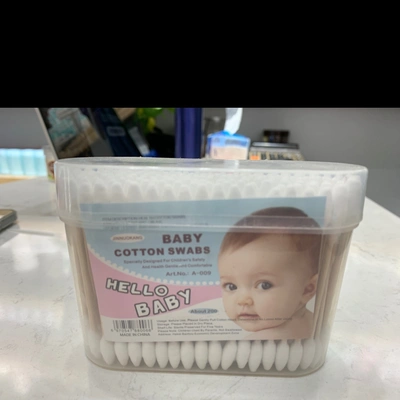 150 Oval Cotton Swabs Wooden Swabs 2235