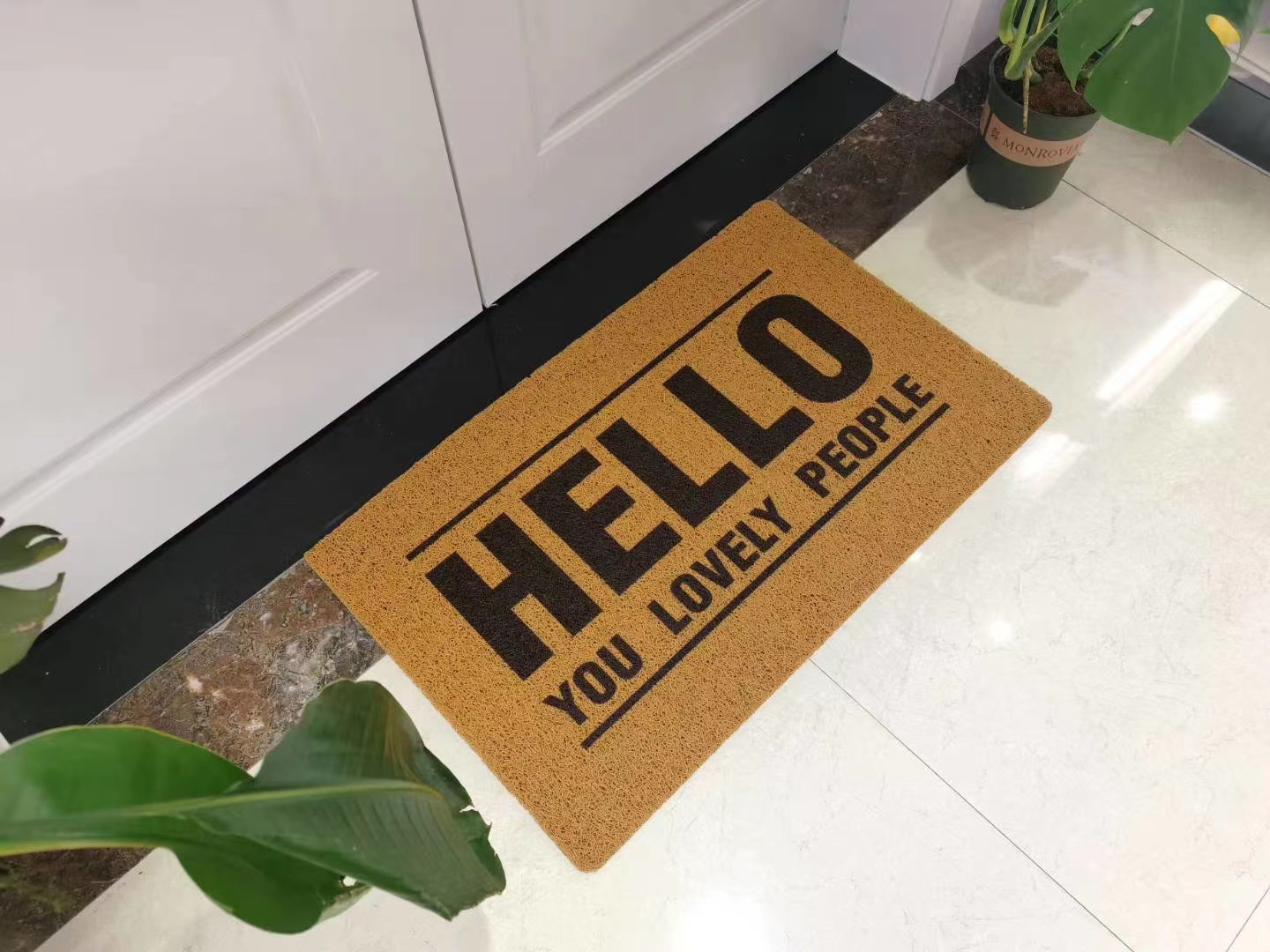 Rectangular floor mat undefined