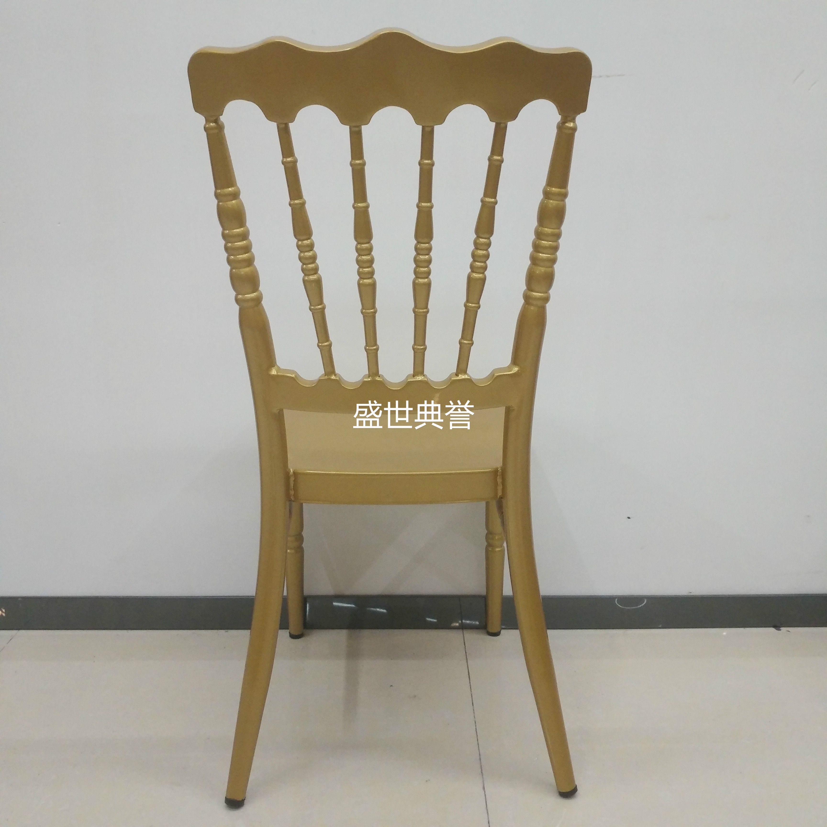 三亚度假酒店户外婚礼竹节椅饭店宴会厅铝合金椅子外贸婚庆皇冠椅详情图6