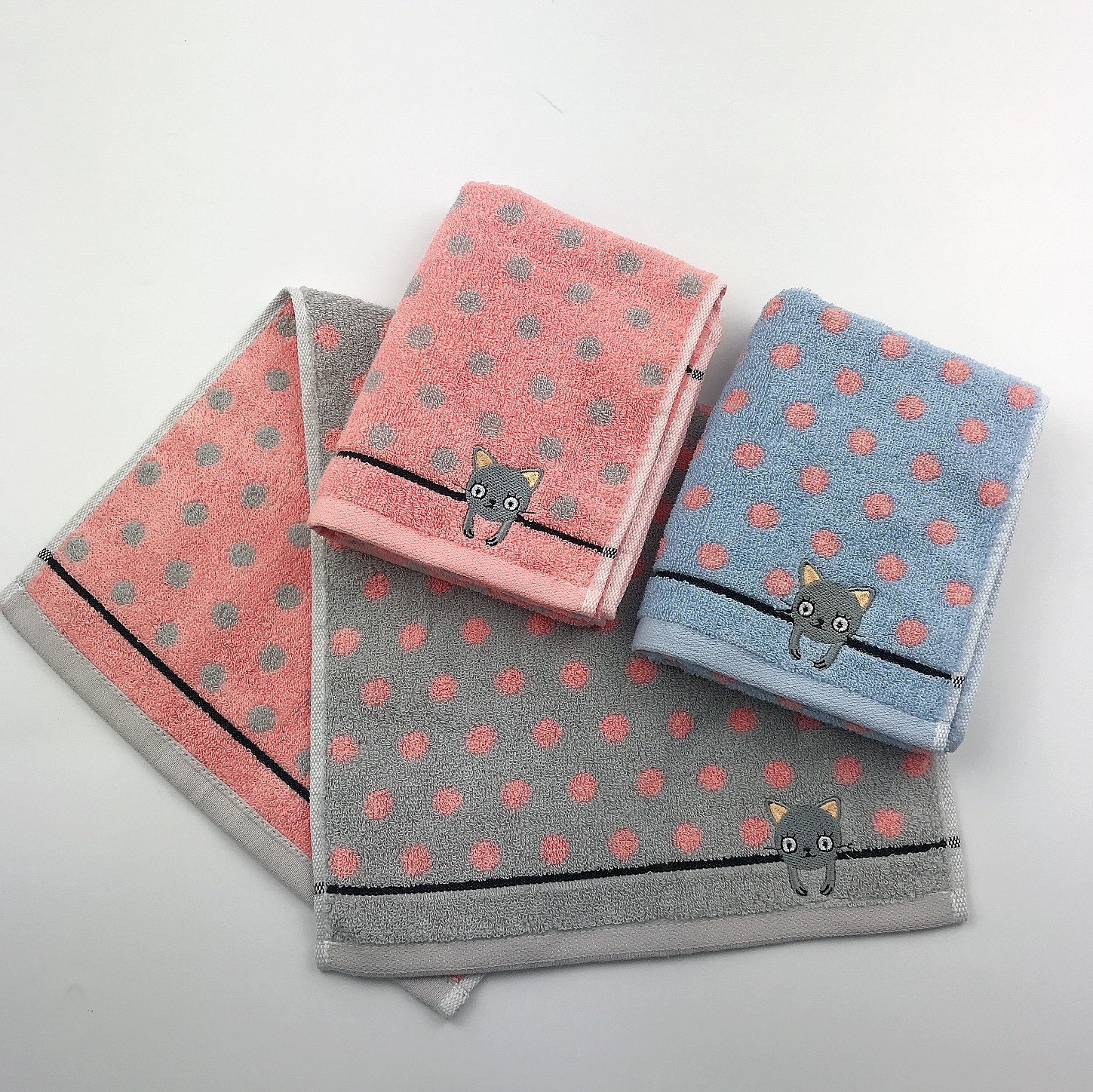 Shenduo Maji Cat Children's towel is pure cotton and absorbent detail image 2