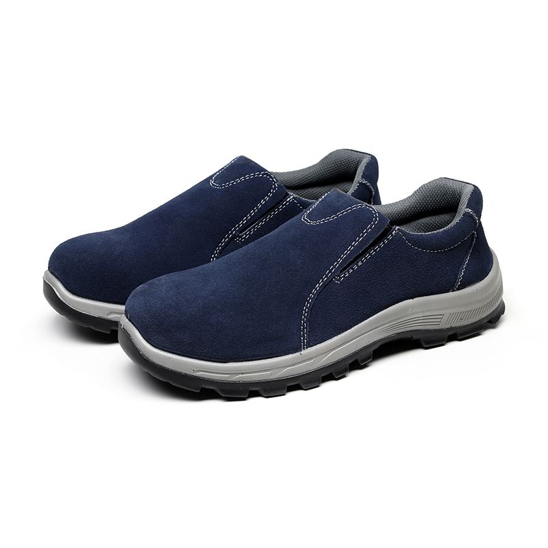 Men's winter one-foot dust-free casual shoes, work shoes, anti-crush wear, workshop protective shoes, labor protection shoes details Picture