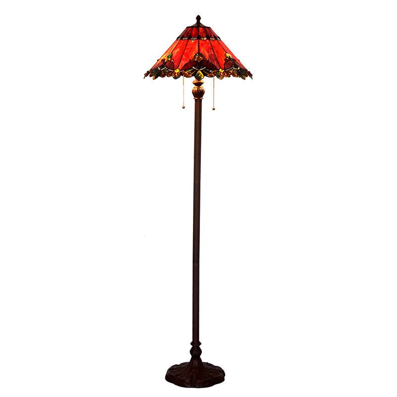 17 inch art color glass floor lamp creative decorative lamps for bedroom and study
