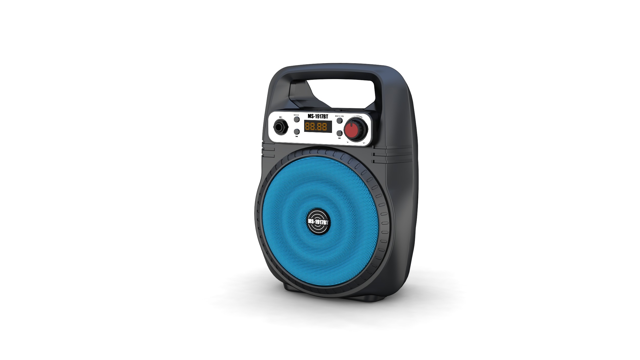 New MS-1917BT/1918BT portable wireless Bluetooth speaker, USB charging, TF card insert, subwoofer detail image 2