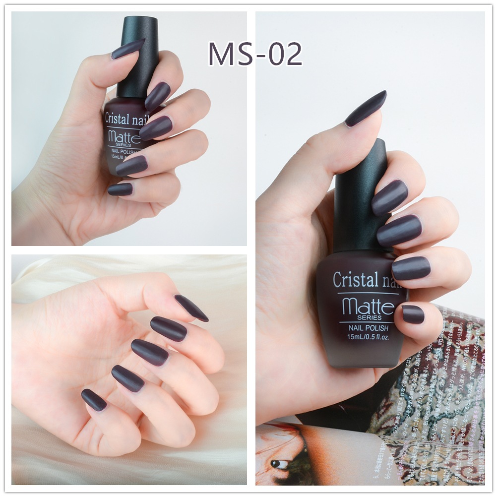 2020 New matte nail Polish wholesale set, Satin long-lasting and non-peelable matte bottle, factory direct sales detail image 6