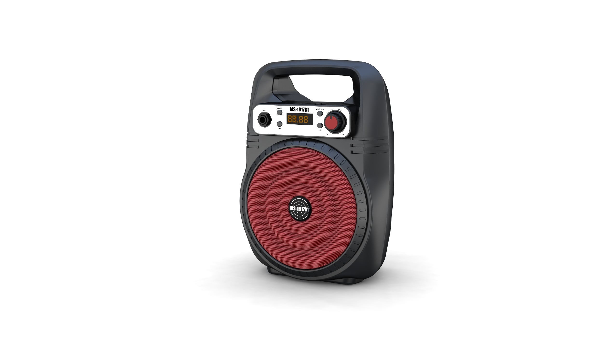 New MS-1917BT/1918BT portable wireless Bluetooth speaker, USB charging, TF card insert, subwoofer detail image 3