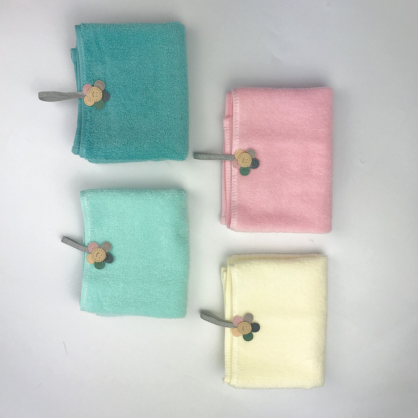 Shenduo single yarn untwisted sunflower children's scarf Candy color series details Picture