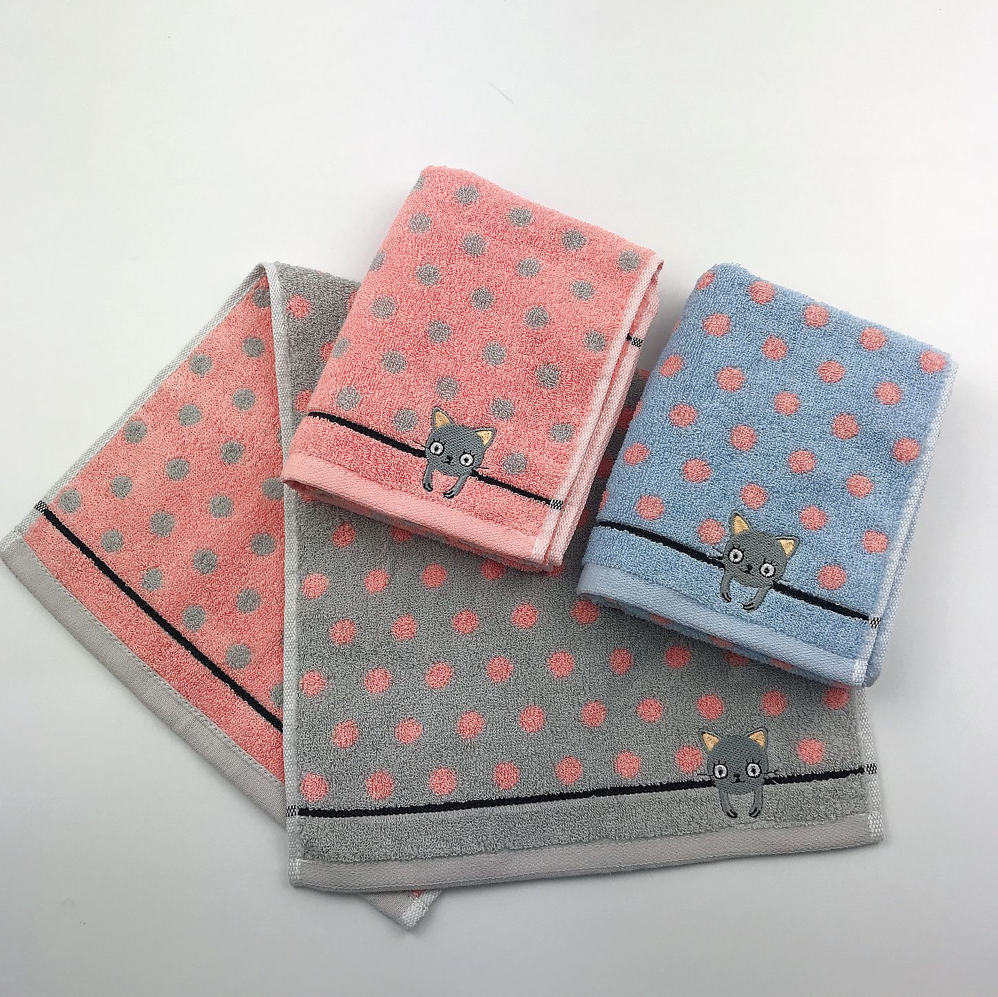 Shenduo Maji Cat Children's towel is pure cotton and absorbent