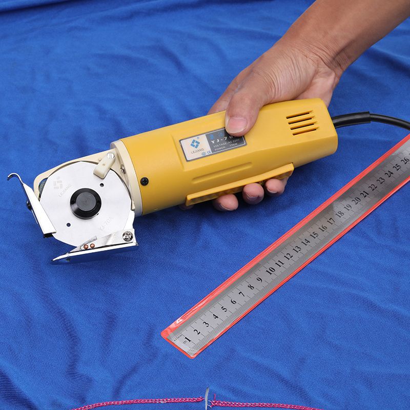 Lejiang YL65/70 handheld electric scissor, electric cutting machine, fabric cutting machine, small circular knife cutting machine, fabric cutting machine details Picture