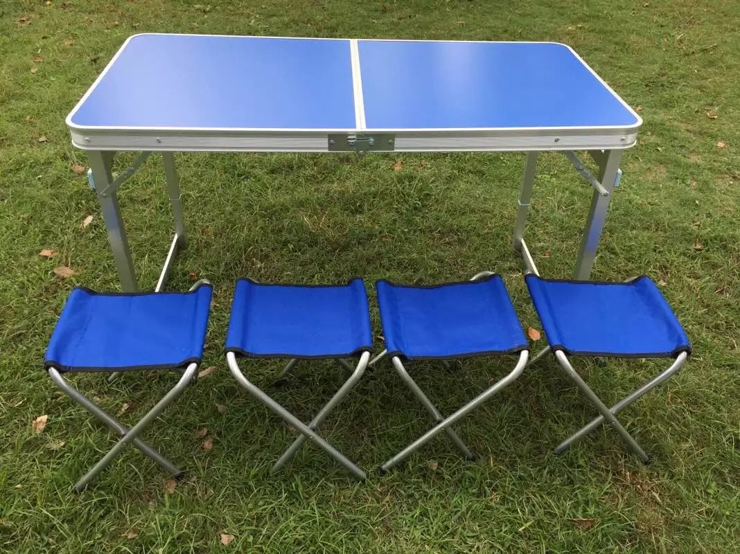 户外折叠桌椅实物图