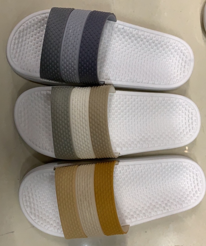 2020男女同款吹气一字拖鞋图