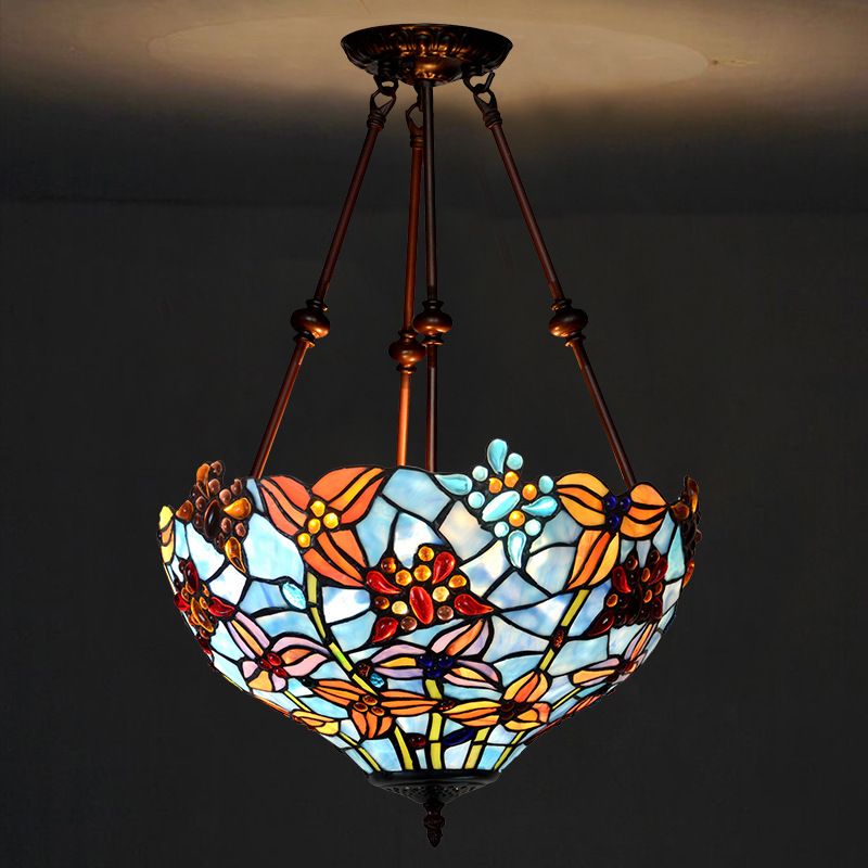 16 "handmade anti-chandelier, living room, bedroom, study, decorative glass lamps