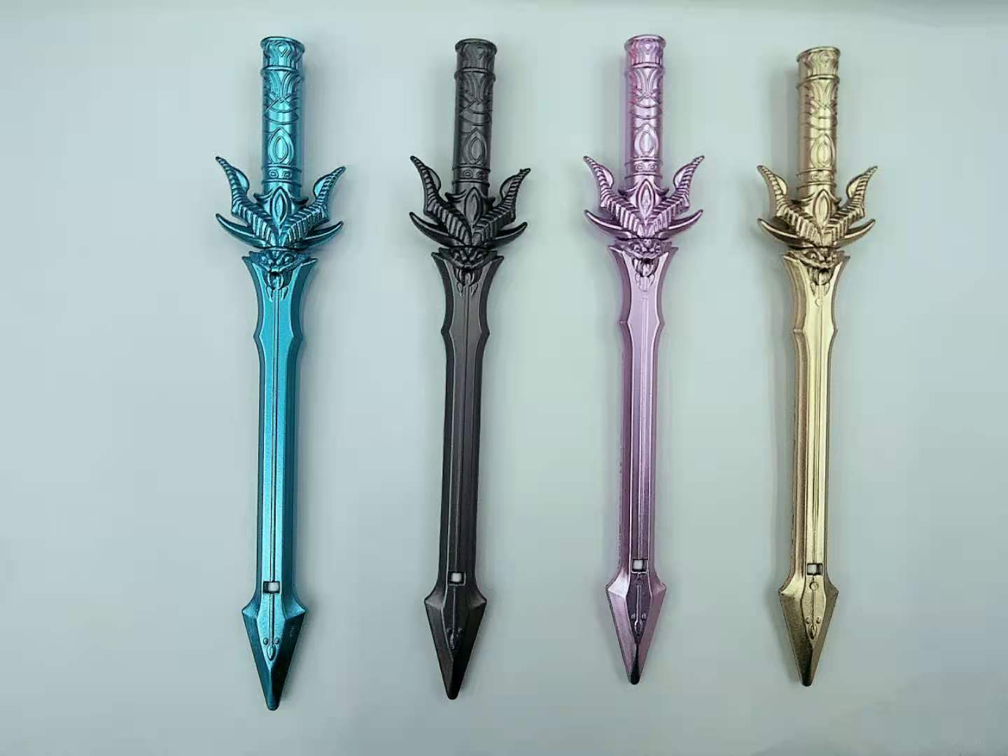 Creative new sword pen learning toy Black Neutral pen Black ink pen Student pen signature pen