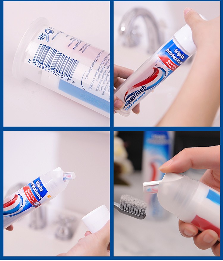 Aquafresh意大利进口三色牙膏直立真空按压式去渍牙膏详情图11