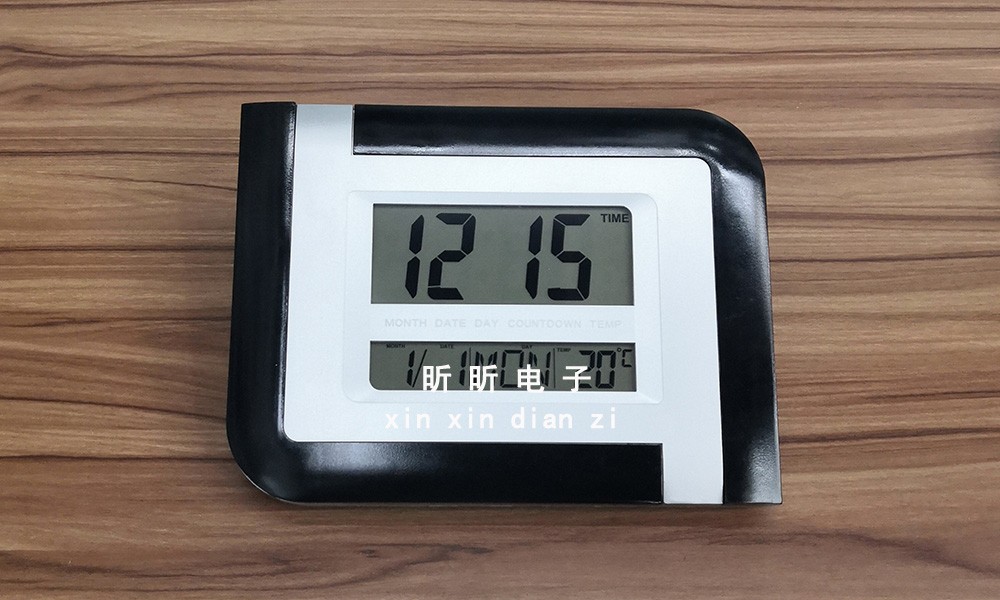 5887N perpetual calendar electronic clock, multi-functional large character clock, wall-mounted clock pic 4