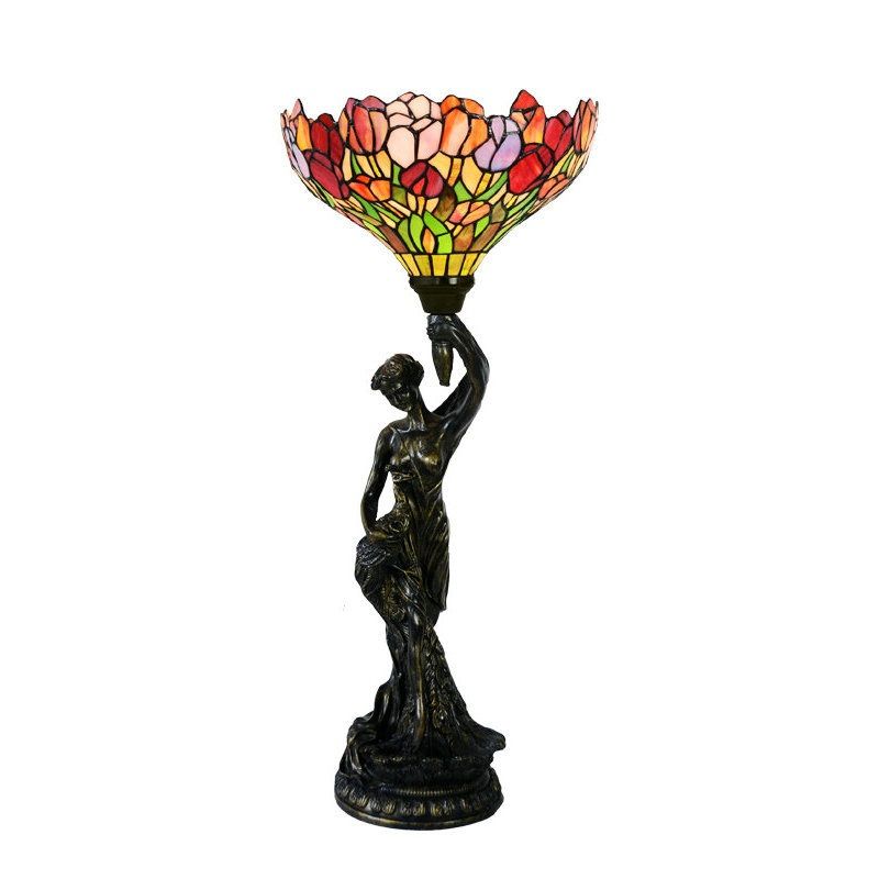 7 inch European garden lamp tulip cozy bedroom bedside lamp living room lamp