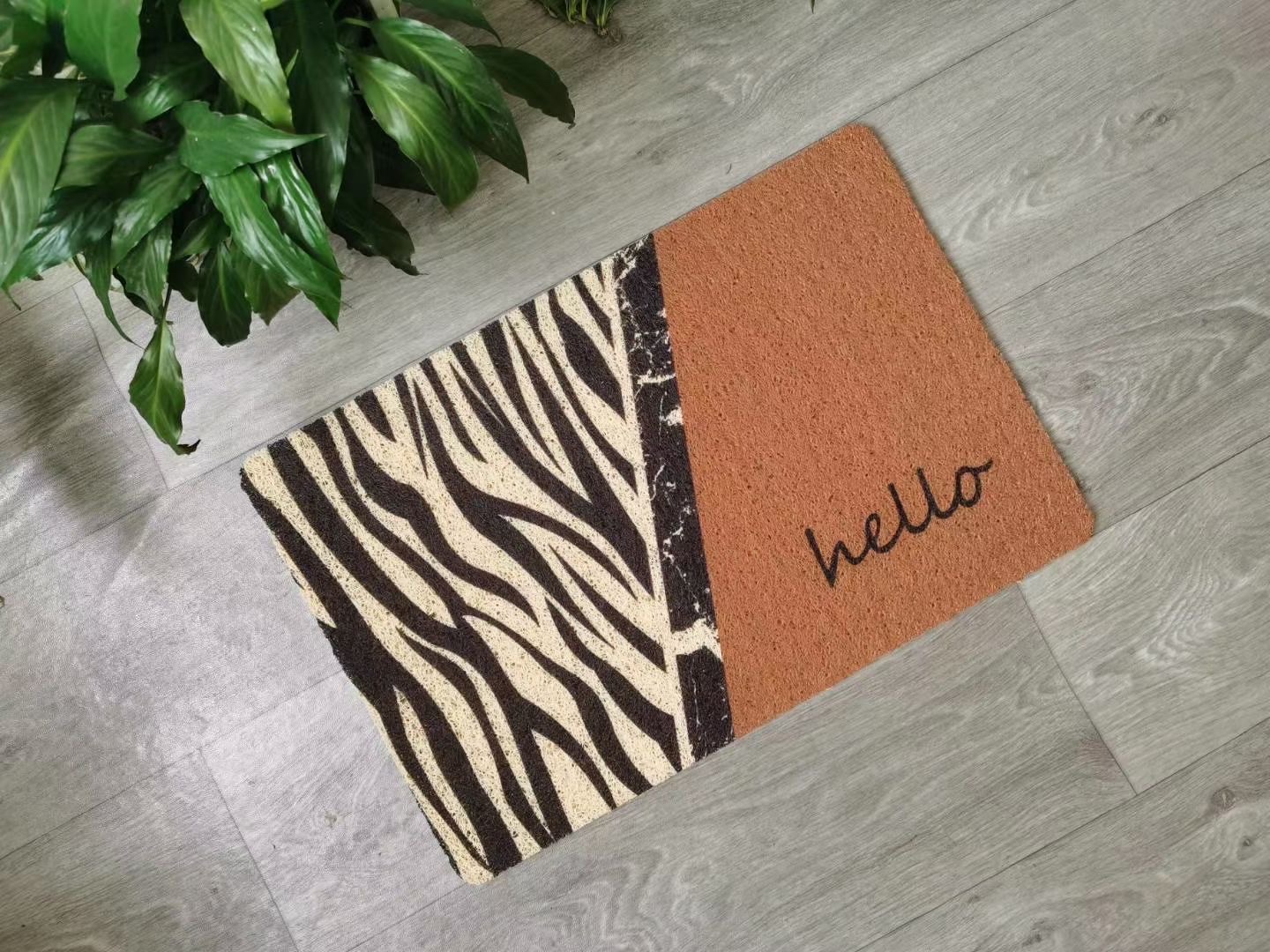 Rectangular patterned floor mat Application Scenario