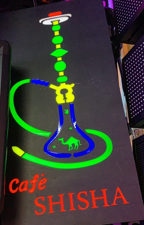 竖板树脂灯牌图