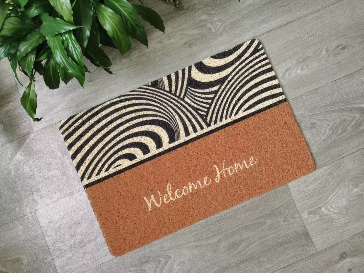 Rectangular patterned floor mat Specification image