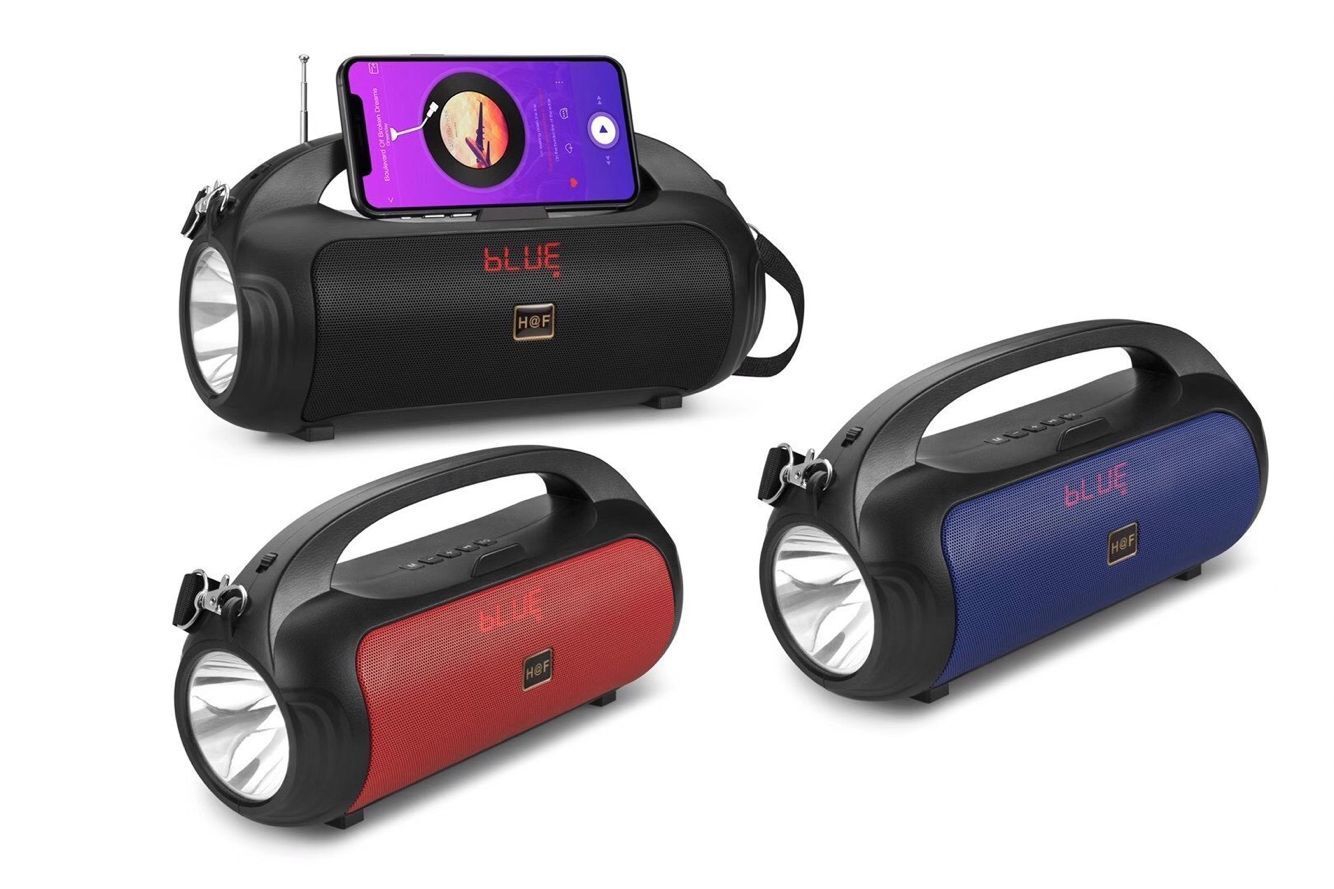 Altavoz portátil inalámbrico por Bluetooth con linterna, carga Solar al aire libre con linterna de emergencia 3 vendidos F311 thumbnail