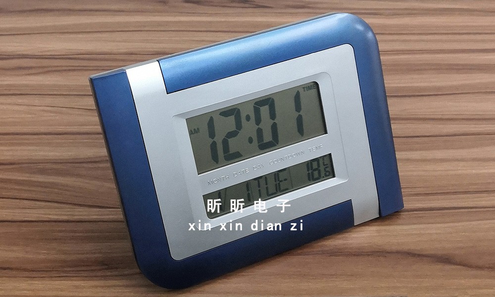 5887N perpetual calendar electronic clock, multi-functional large character clock, wall-mounted clock pic 8