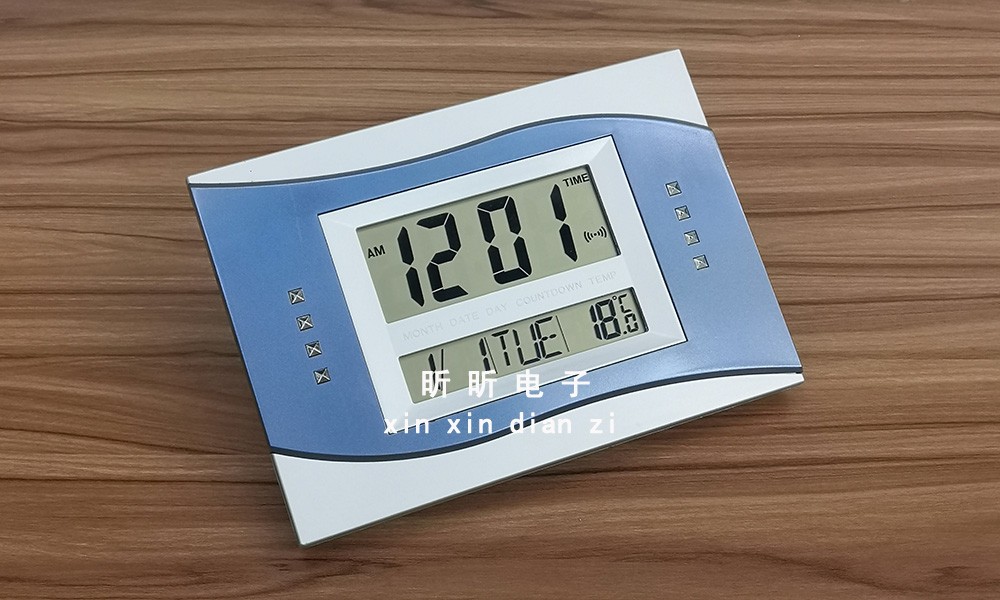 6852N perpetual calendar electronic clock, multi-functional electronic clock, wall-mounted clock, desktop table clock, digital display electronic clock pic 4