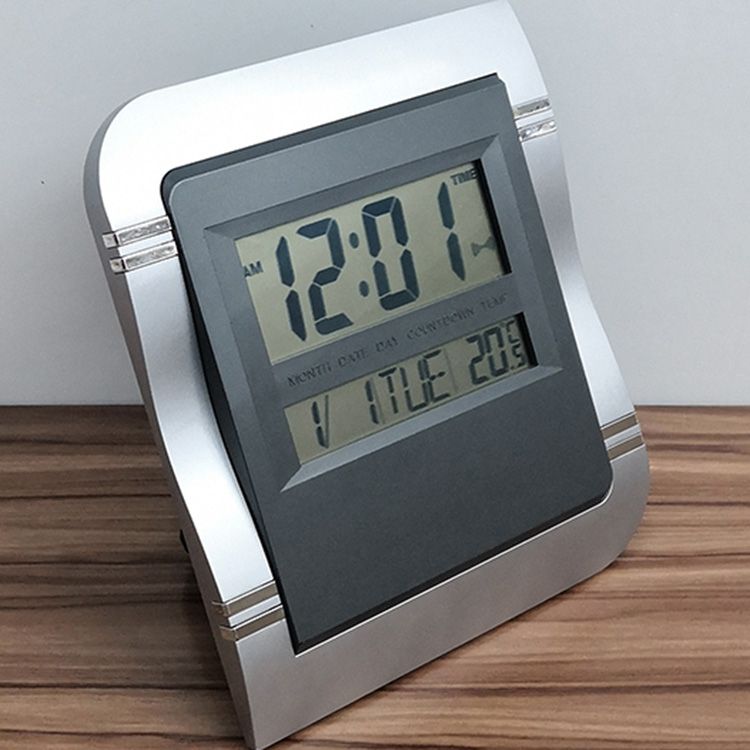 8058N perpetual calendar electronic clock, multi-functional electronic clock, wall-mounted clock, digital display clock