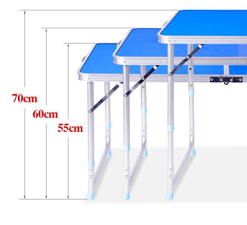 户外铝合金折叠桌椅，折叠桌升降脚，携带方便详情图8