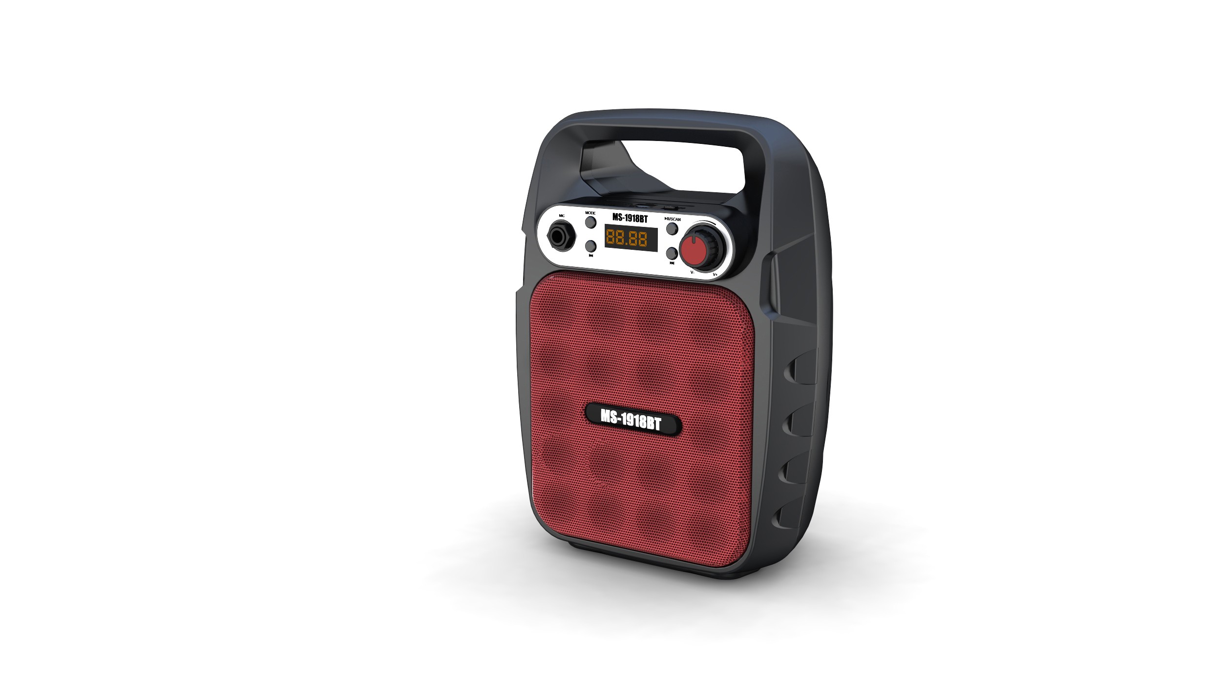 New MS-1917BT/1918BT portable wireless Bluetooth speaker, USB charging, TF card insert, subwoofer detail image 6
